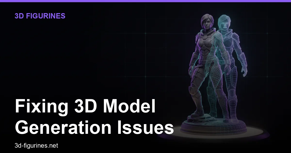 Fixing 3D Model Generation Issues