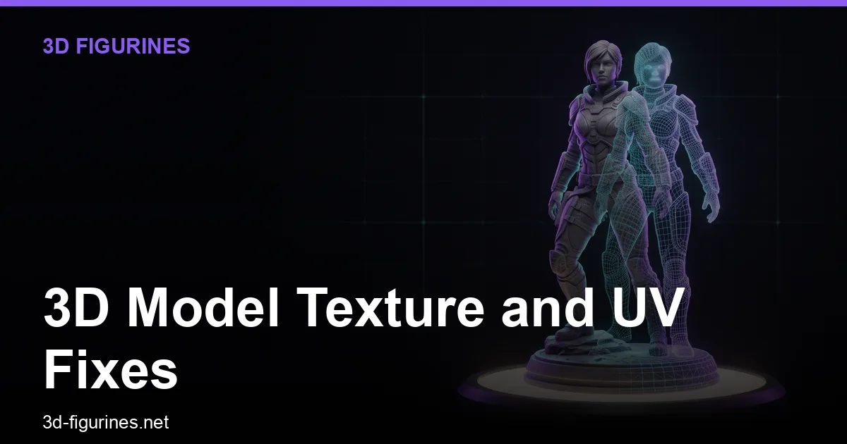 3D Model Texture and UV Fixes