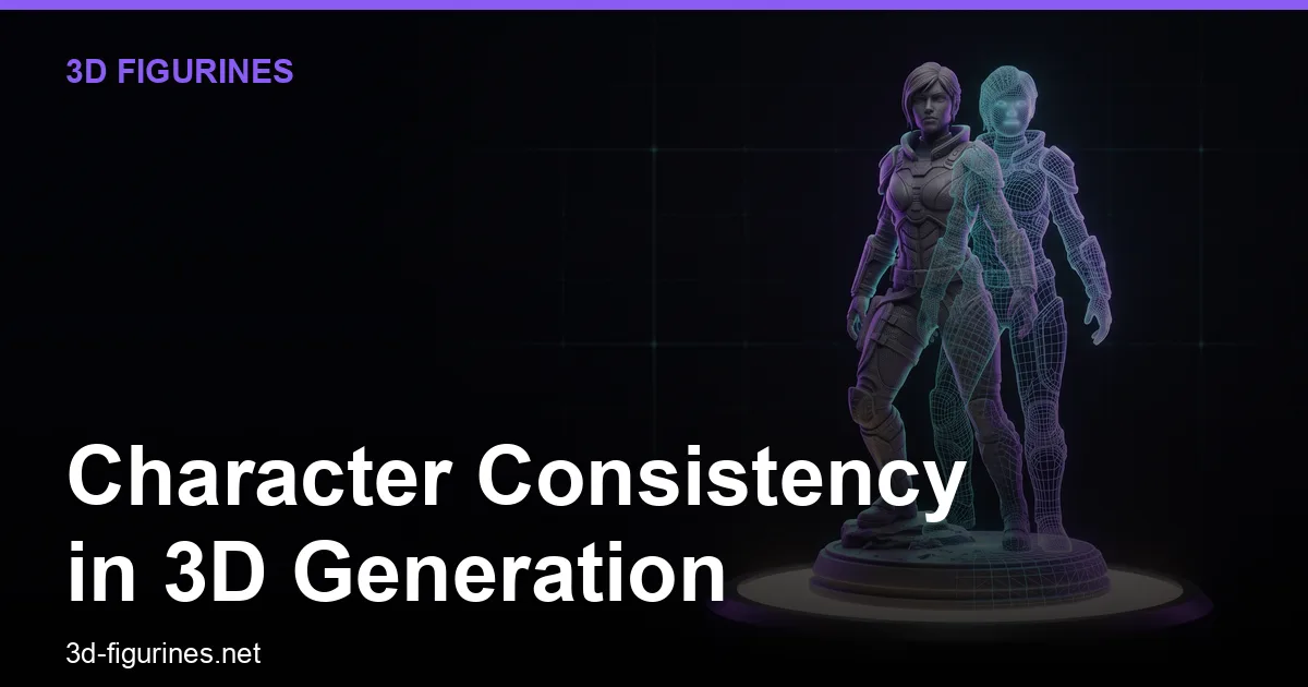 Character Consistency in 3D Generation